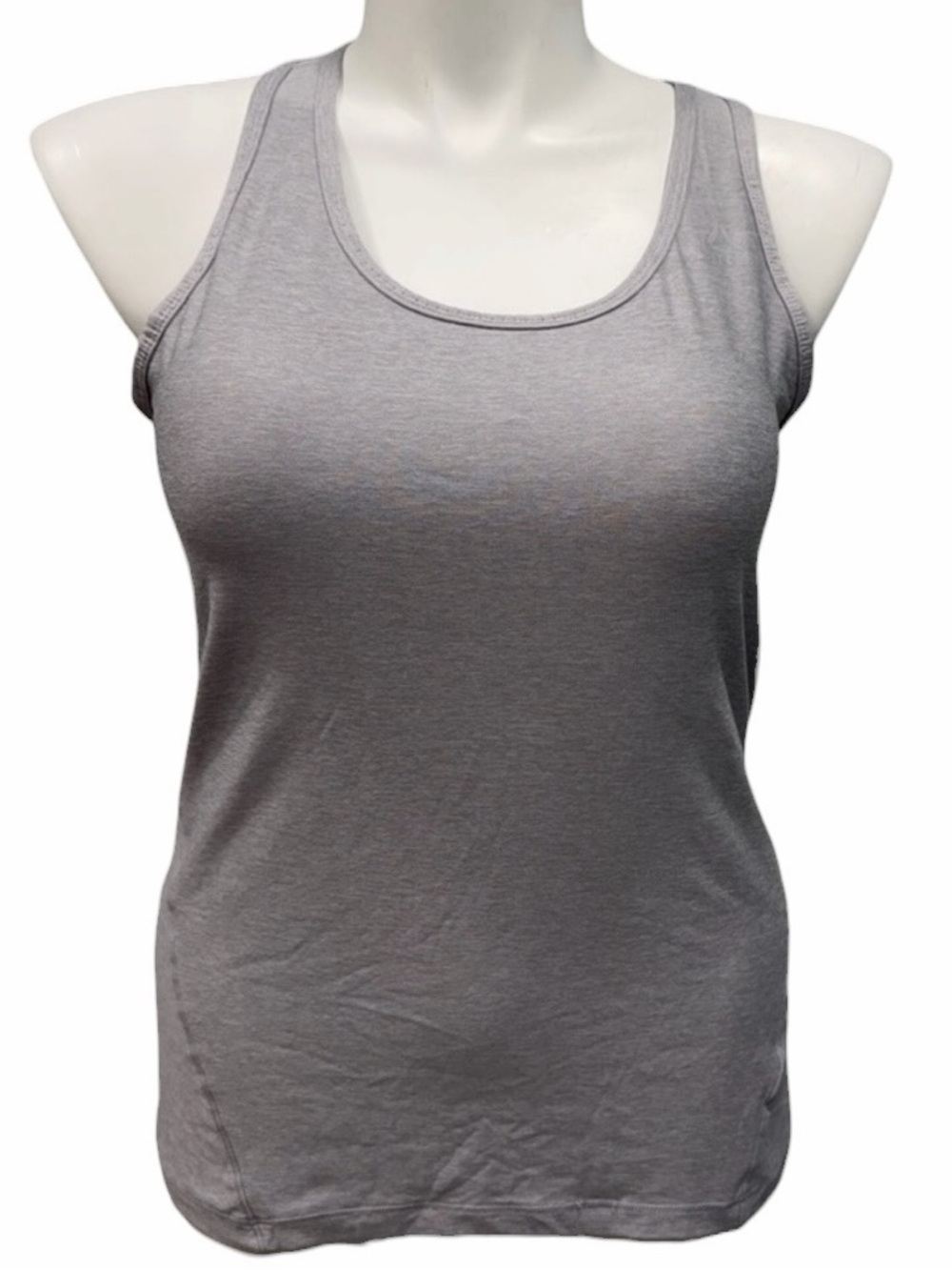 Reebok Women’s Gray Racerback Athletic Tank Top Size Large